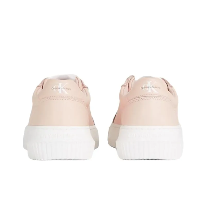 CALVIN KLEIN Low Top Skateboard Shoes Women's Pink-4