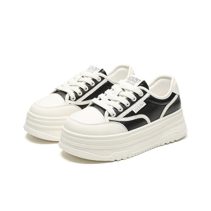 JOSINY Height Increasing Slip-Resistant Low-Top Skateboard Shoes Women's-5