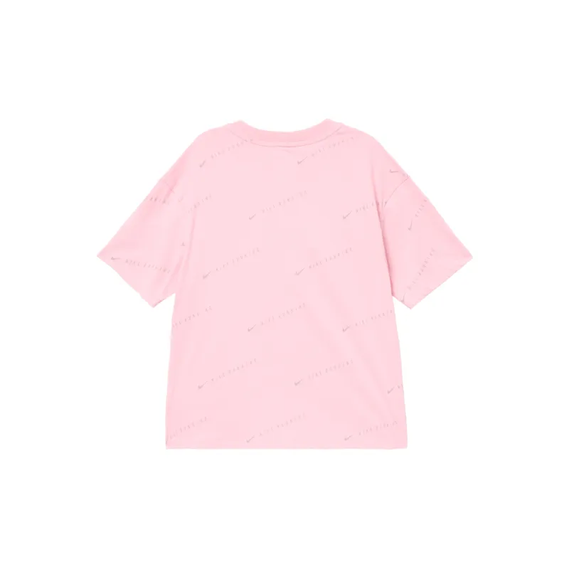 Nike T Shirts Women's Pink-1