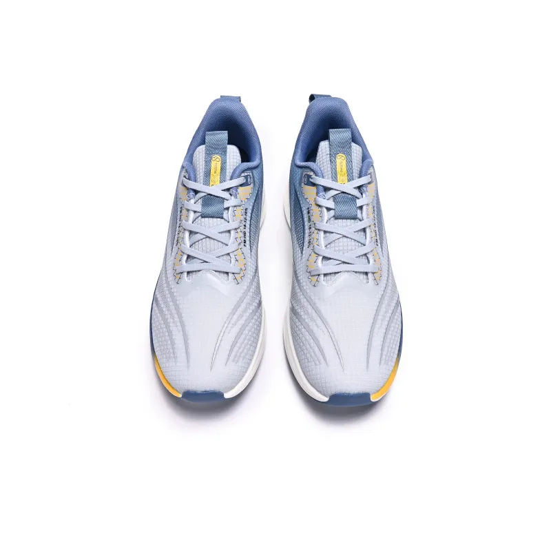HERR TIGER Cushioning Anti-Slip And Wear-Resistant Breathable Rebound Low-Top Running Shoes Men's Cut-Out White Orange-35