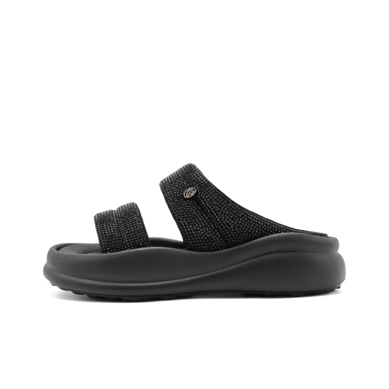 BELLE EVA Rhinestone Slip-Resistant Abrasion-Resistant Slide Slippers Women's-5