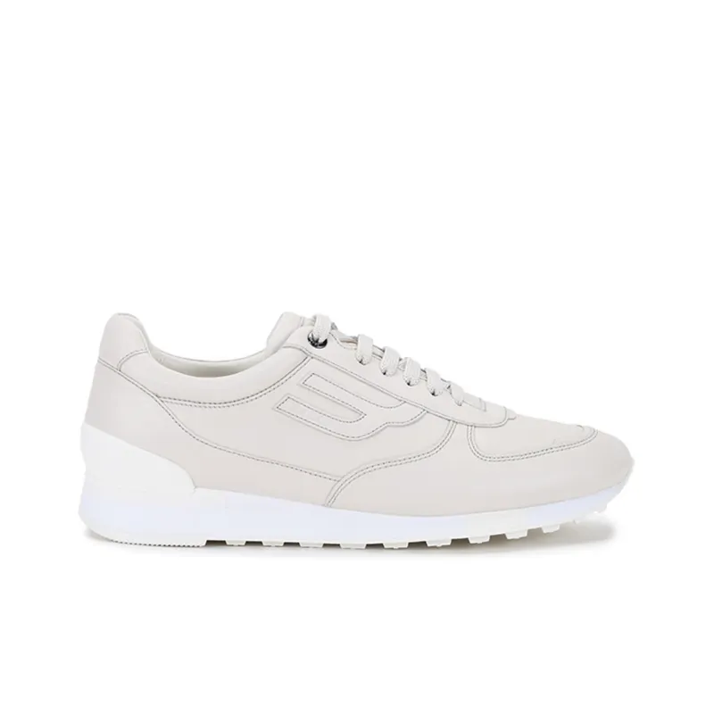 BALLY Low Top Running Shoes Men's Gray White-1