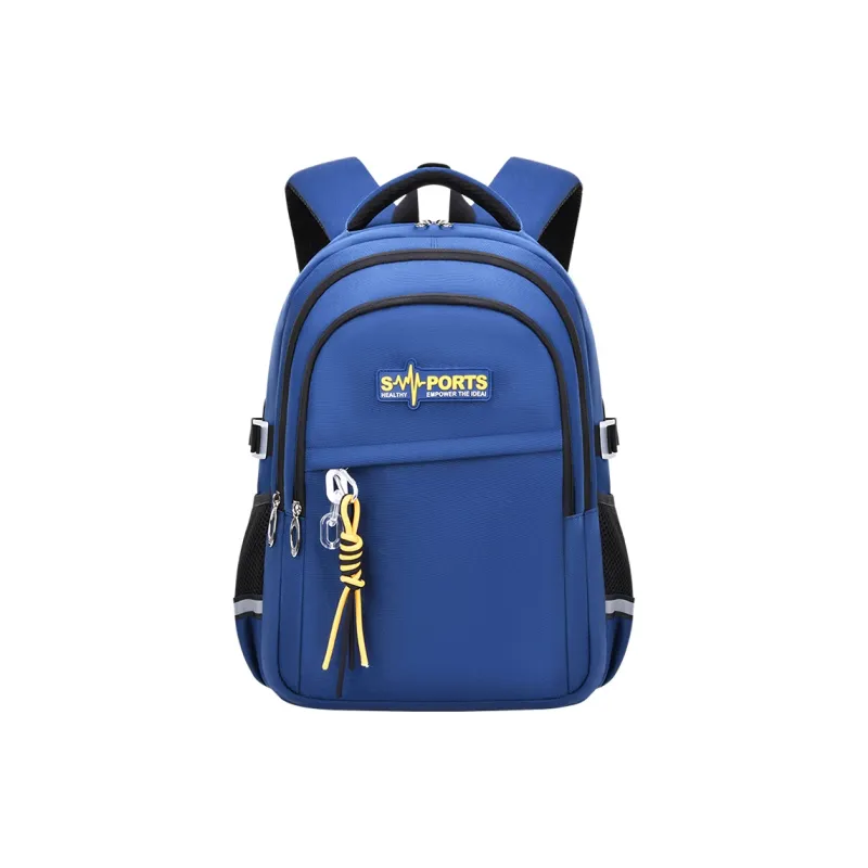 Alcohol Dragon Nylon Backpack Regular Men's Royal Blue/Gray White/Black/Rose Red-3