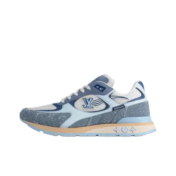 LOUIS VUITTON Run Away Low Top Casual Shoes Men's Blue