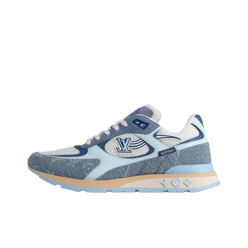 LOUIS VUITTON Run Away Low Top Casual Shoes Men's Blue-0