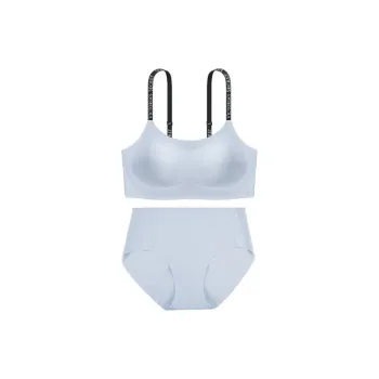 Victoria's Secret Jelly Strip Camisole Series Underwear Set Women's Flint Gray