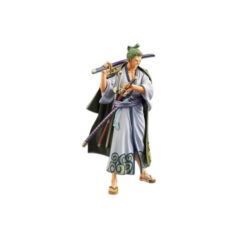 BANPRESTO Roronoa Zoro Glass Factory One Piece One Piece Grandline Men With Base Bonus Gift 18.3cm Scale Figures-1