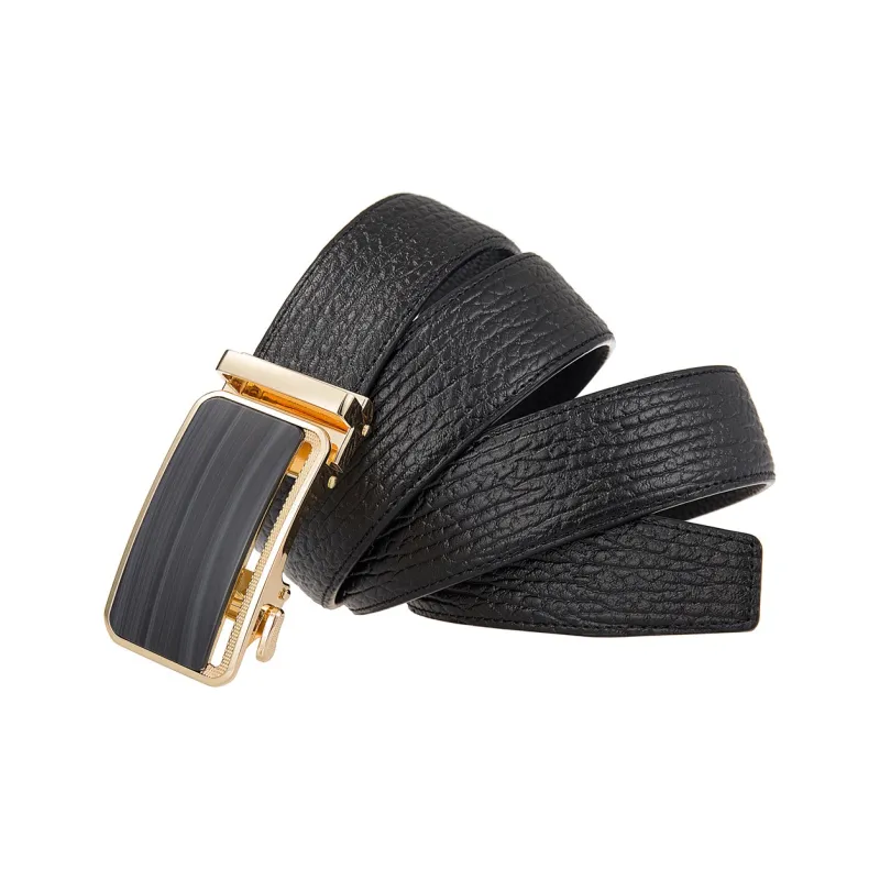 Lanza Vintage Advanced With The Appearance Of Aged Tree Grain Top Grain Cow Leather Belts Men's Width 3.5CM-5