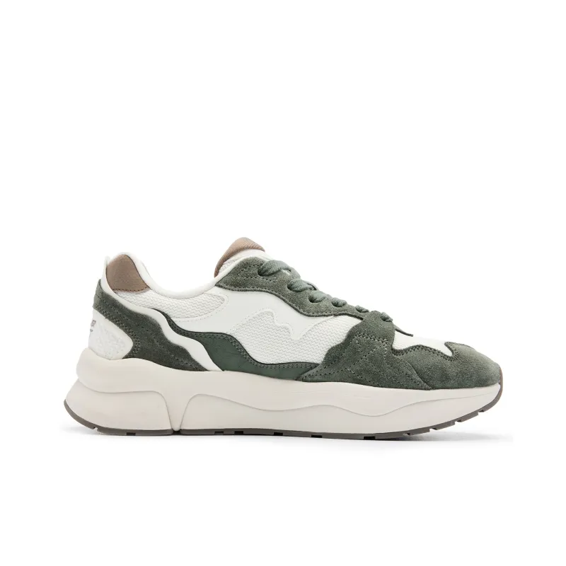 QIAODAN Revival 3.0 Low Top Casual Shoes Men's Ivory Shadow Green-1