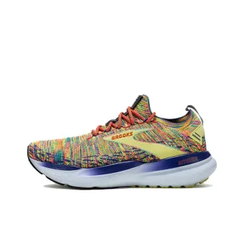 Brooks Cushioned Slip Resistant Abrasion Resistant Low Top Running Shoes Men's Apricot Orange