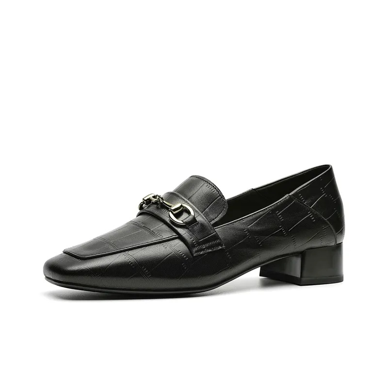 EBLAN Loafers 3.5cm Women's Black-1