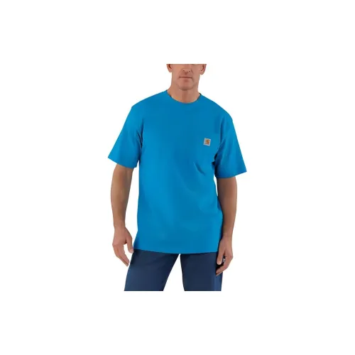 Carhartt T-Shirts Men Blue