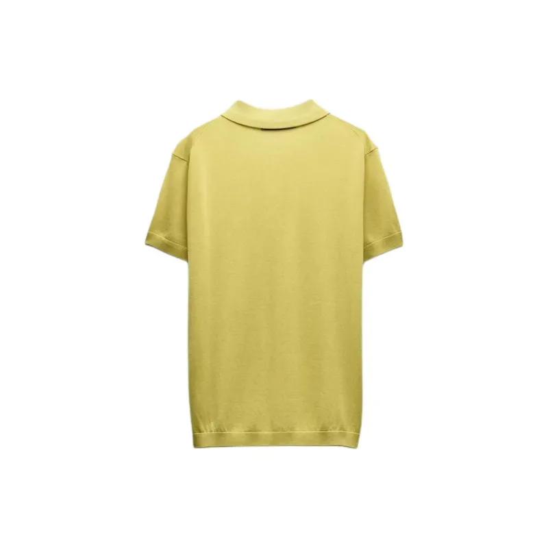 ZARA Polo Shirts Women's Lime-1