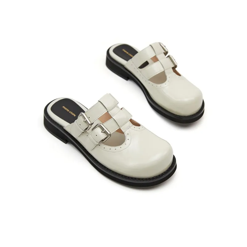 Marie Claire Rubber Sole Quiet Odor Resistant Closed Toe Slippers Women's-8