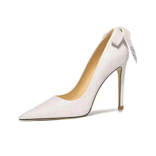 Lily Wei High Heels Women's White