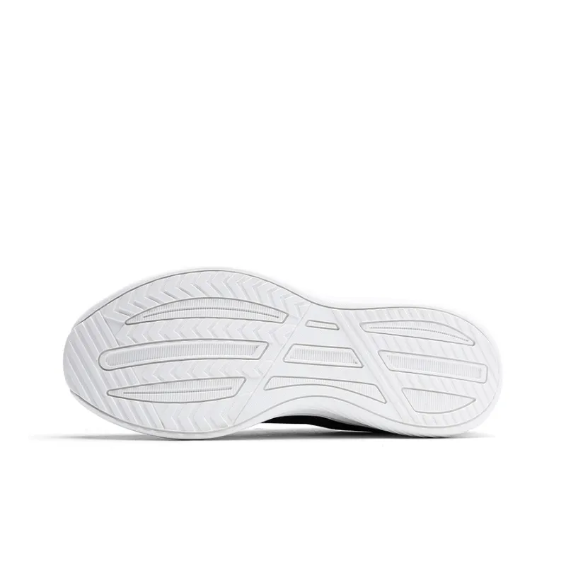 K bird Breathable Lightweight Rebound Low Top Casual Running Shoes Men's Black Gold-5