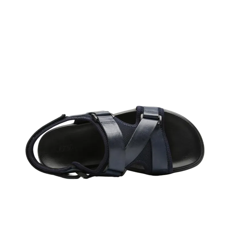 S. T.DUPONT Beach Sandals Men's Blue-3