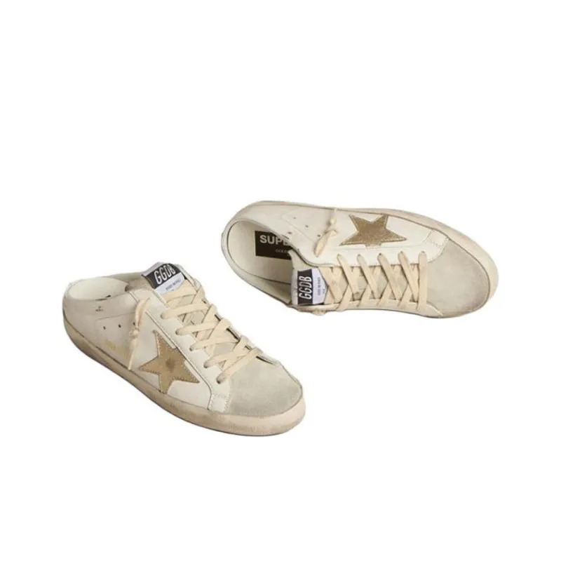 Golden Goose Super Star Sabot Closed Toe Slippers Women's White-2