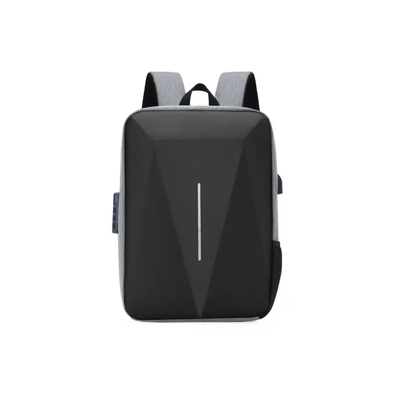 TTaG．baG Nylon With Oxford Backpack Men's Black/Gray/Blue-4
