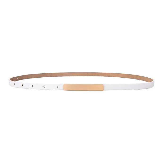 CARTELO Cow Split Leather Belts Women's Width 1.5CM-3