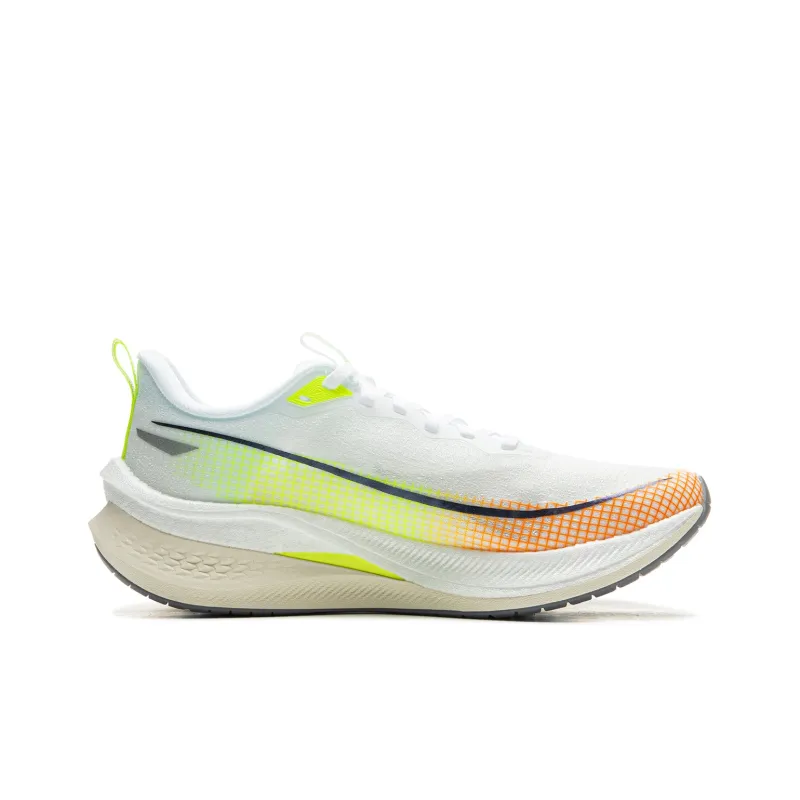 LiNing Red Hare 7 Pro Shock Absorbers With Slip Resistant Features Low Top Sprint Running Shoes Women's White Green-1
