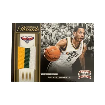 PANINI Devin Harris 2012 13 Jazz Patch 02/25 Violent Cut Match Issued Jersey GU Card Condition Passed Sports Cards 1 Pc