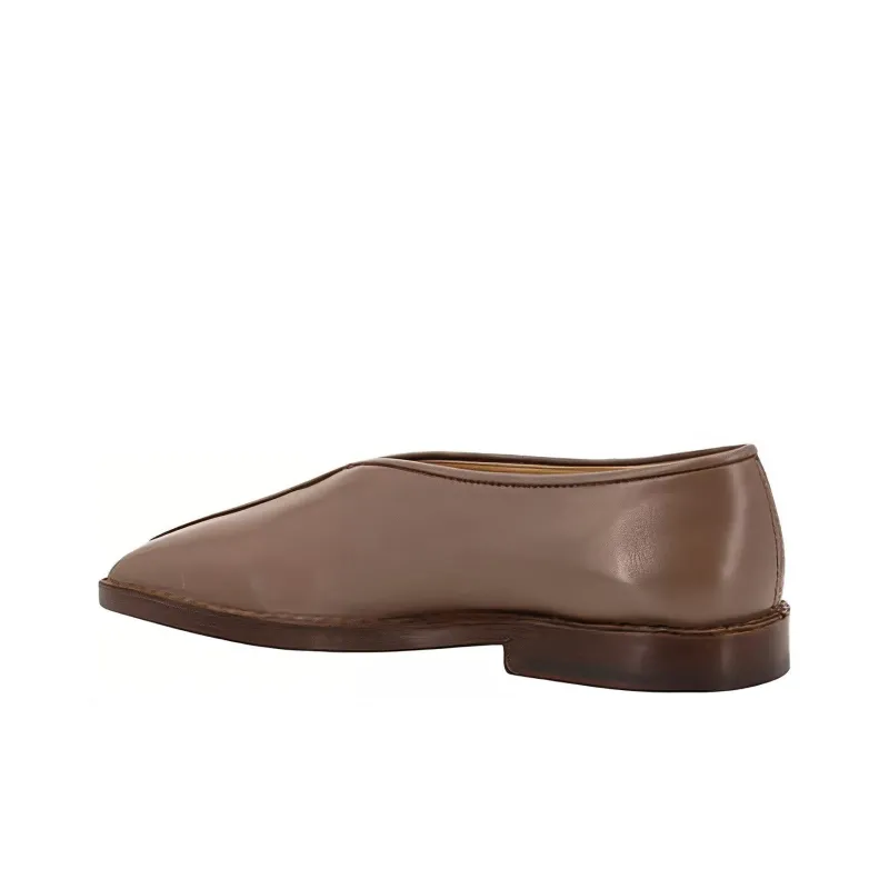 Lemaire Piped detail Square toe Loafers-4