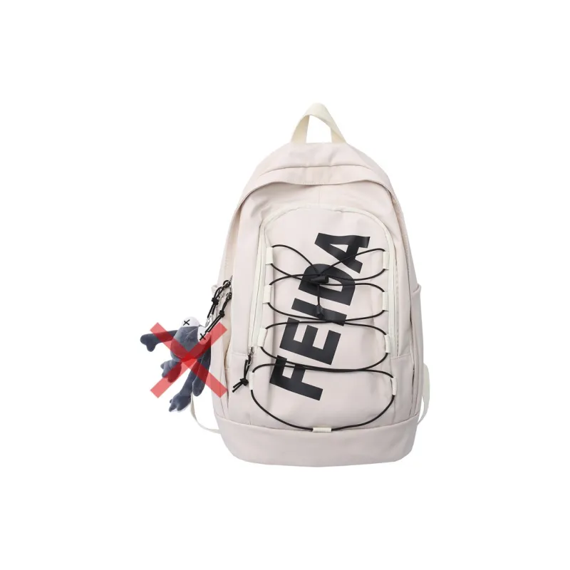 Moonshine Nylon Student Backpack Large Size Unisex Black/Gray-2