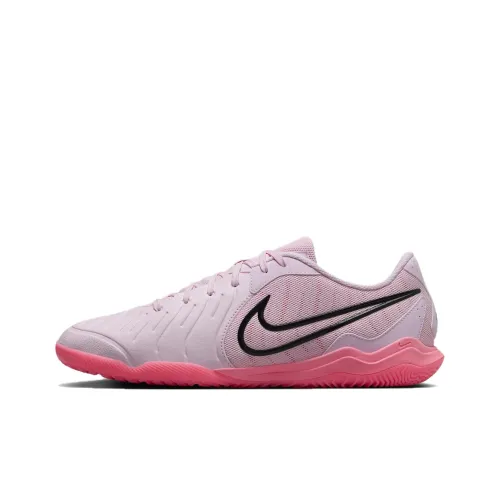 Nike Tiempo Legend 10 Soccer Shoes Unisex Low-Top Pink Foam/Port Wine