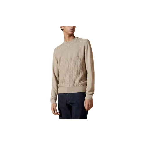 HERMES Knitwear Men Sand Yellow