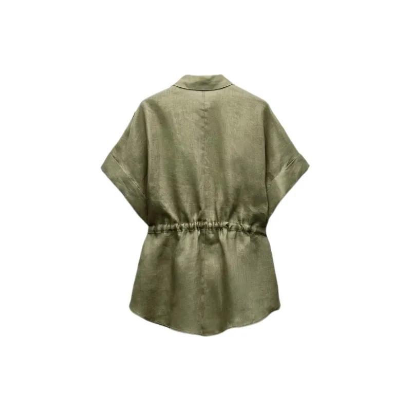 ZARA Shirts Women's Khaki-1