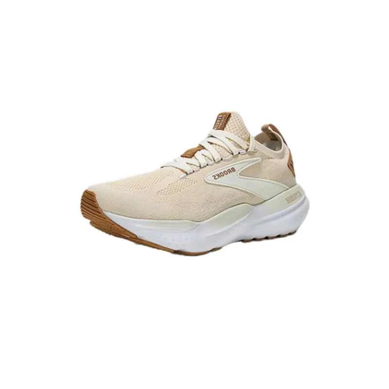 Brooks Cushioning Anti-Slip And Wear-Resistant Low-Top Running Shoes Women's Beige Brown-2
