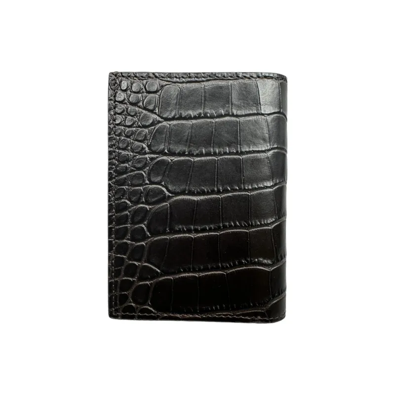 MONTBLANC Cow Leather Business Card Holder Card Case Unisex Black-1