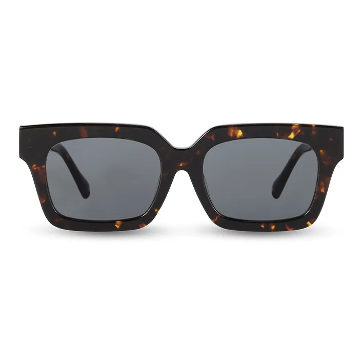 PLASTIC BRAIN Plate Frame Square Sunglasses Unisex-15