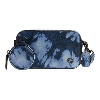 COACH Charter Pebbled Leather Shoulder Bag Crossbody Bag Mini Men's Midnight Navy