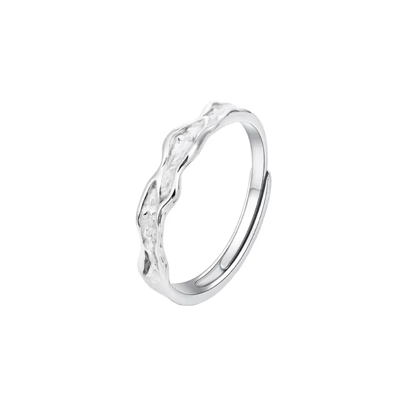 MAGICPOLE 999 Fine Silver Rings Unisex Silver-0