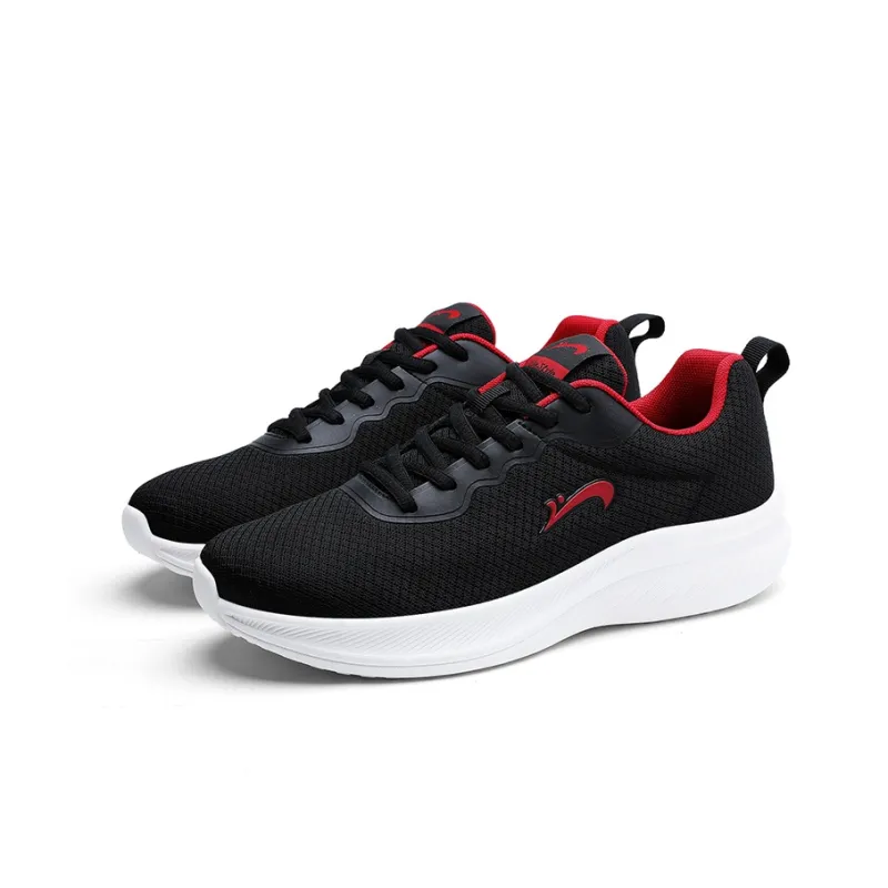 K bird Breathable Lightweight Rebound Low Top Casual Running Shoes Men's Black Gold-3