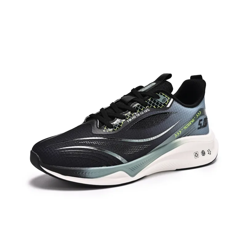 HERR TIGER Cushioning Anti-Slip And Wear-Resistant Breathable Rebound Low-Top Running Shoes Men's Cut-Out White Orange-28