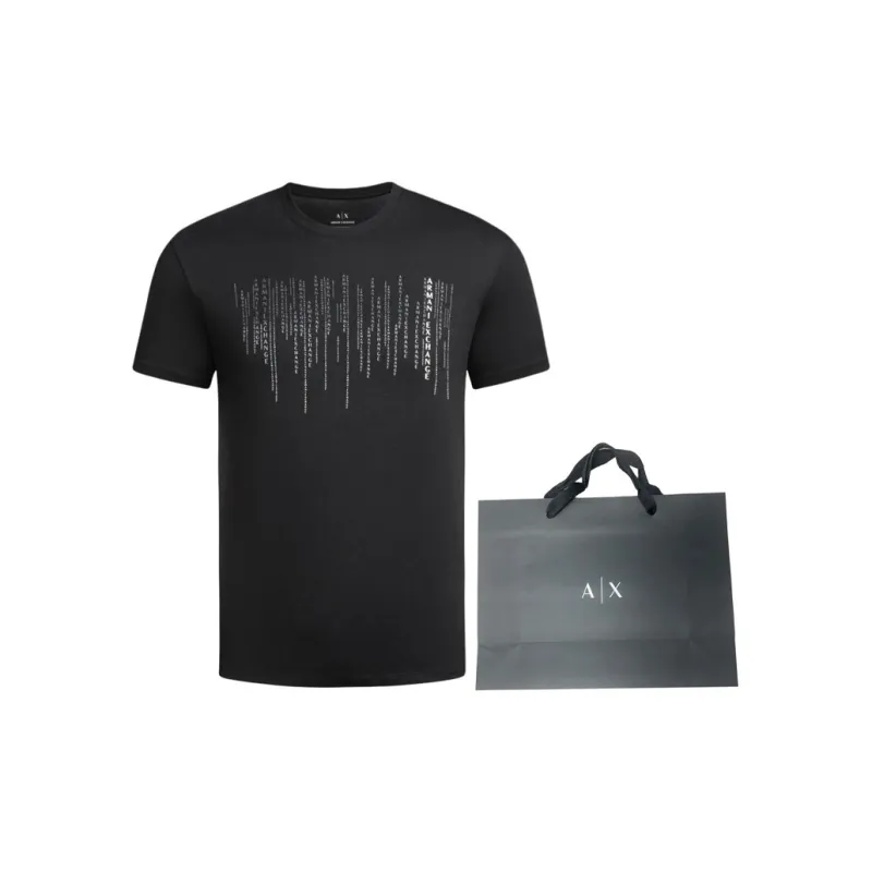 ARMANI EXCHANGE SS24 T Shirt Men's Black-3