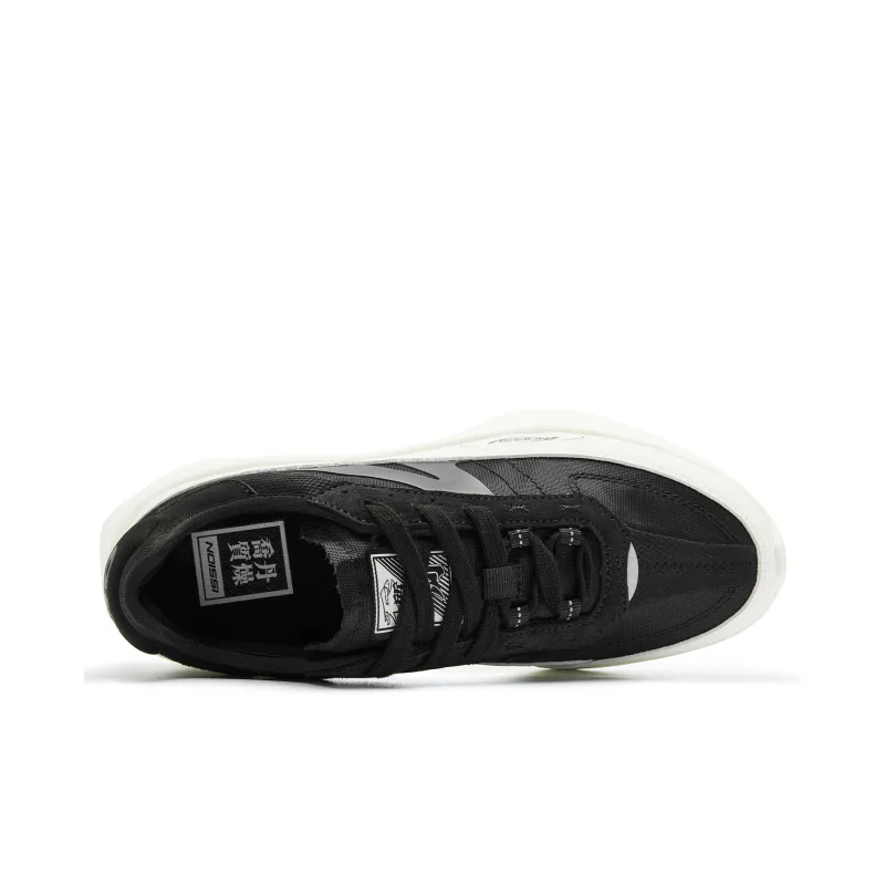 QIAODAN Monologue 3.0 Casual Shoes Women's Low Top Black Ivory-3
