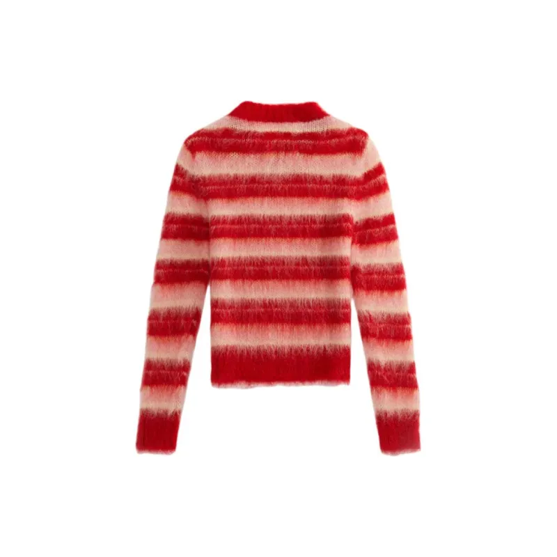 KITH MArnie Sweater Women's Orange Red-1