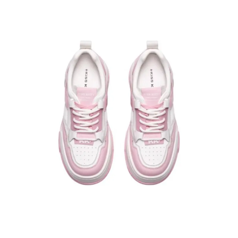 Kiss Kitty Anti-Slip Wear-Resistant Low-Top Skateboard Shoes Women's-8