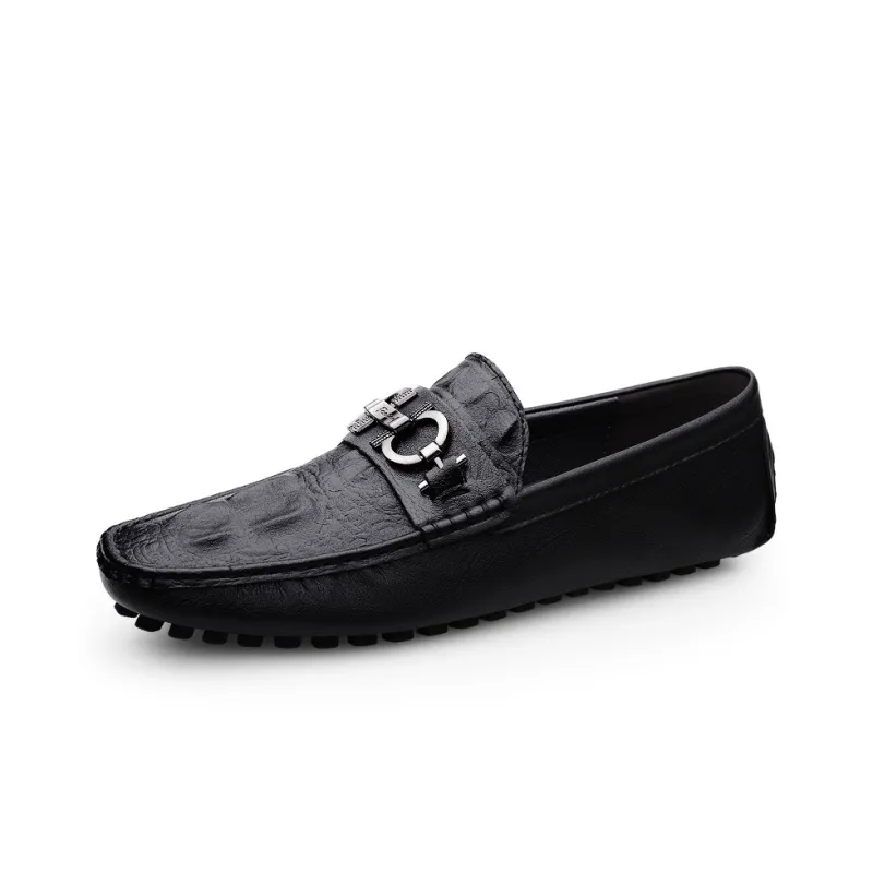 Abango Gommino Loafers Men White/Black/Gray/Blue-5