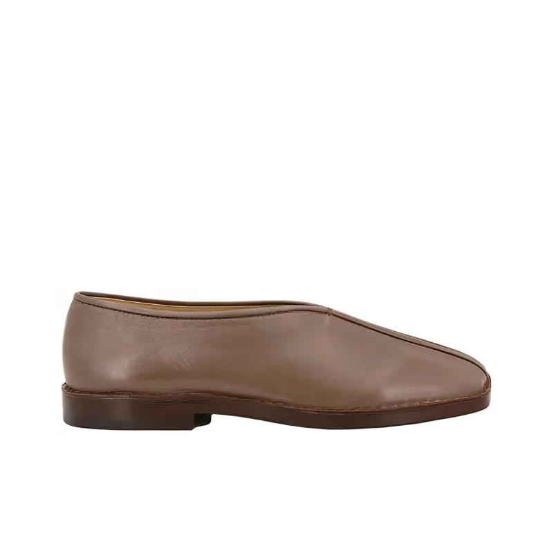 Lemaire Piped detail Square toe Loafers-1