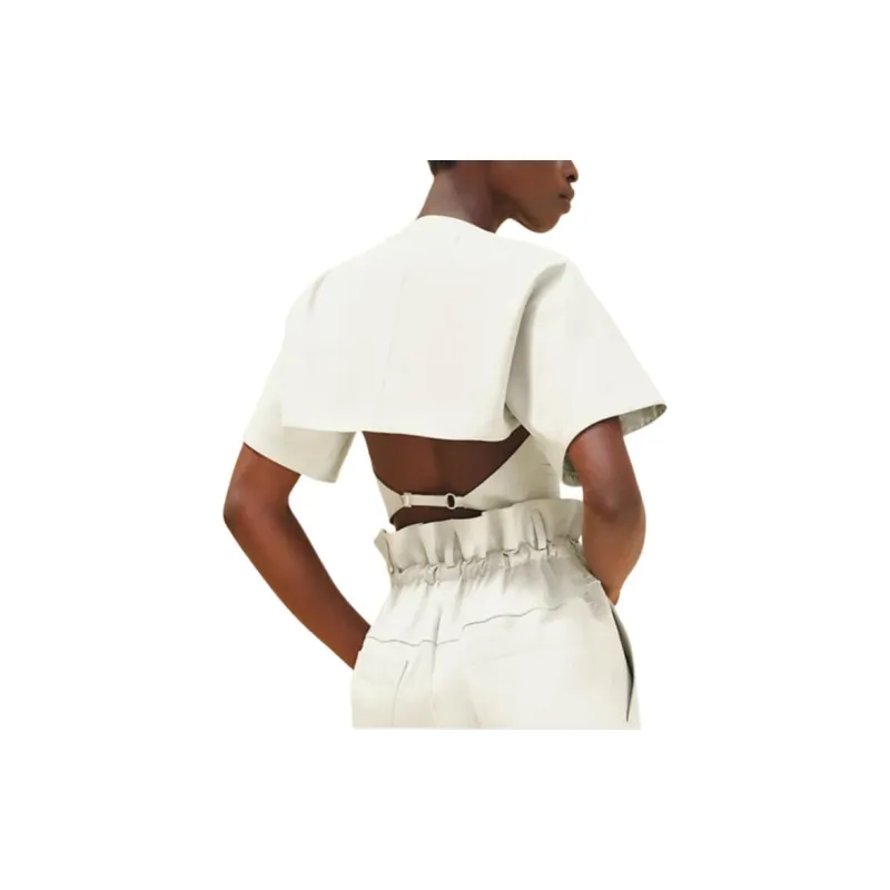 HERMES SS24 Leather Jacket Women's White-1