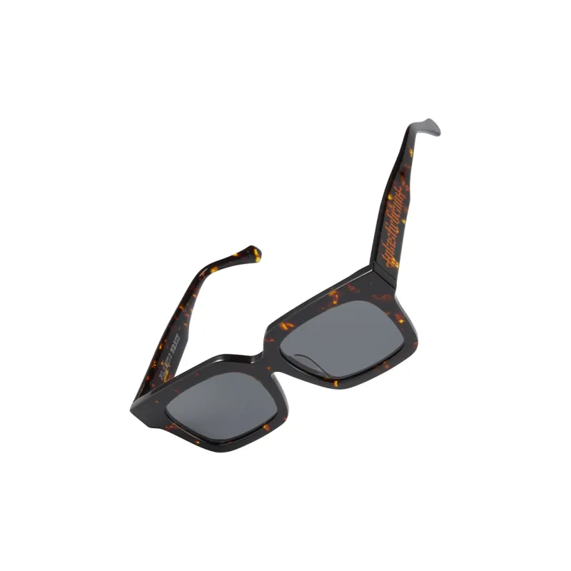 PLASTIC BRAIN Plate Frame Square Sunglasses Unisex-16