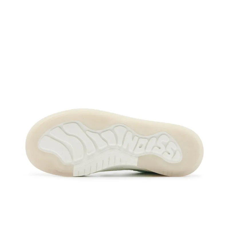 QIAODAN Jelly Skateboard Shoes Women's Low Top Light Mist Green-4