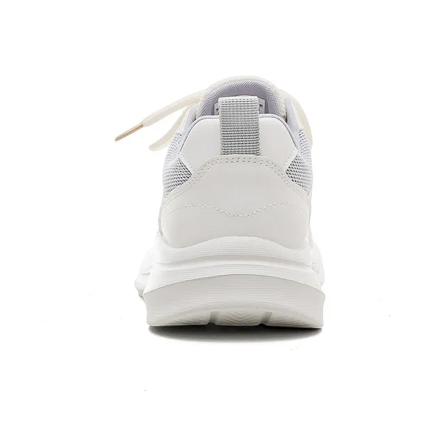RENBEN Breathable Low Top Running Shoes Men's Beige-4