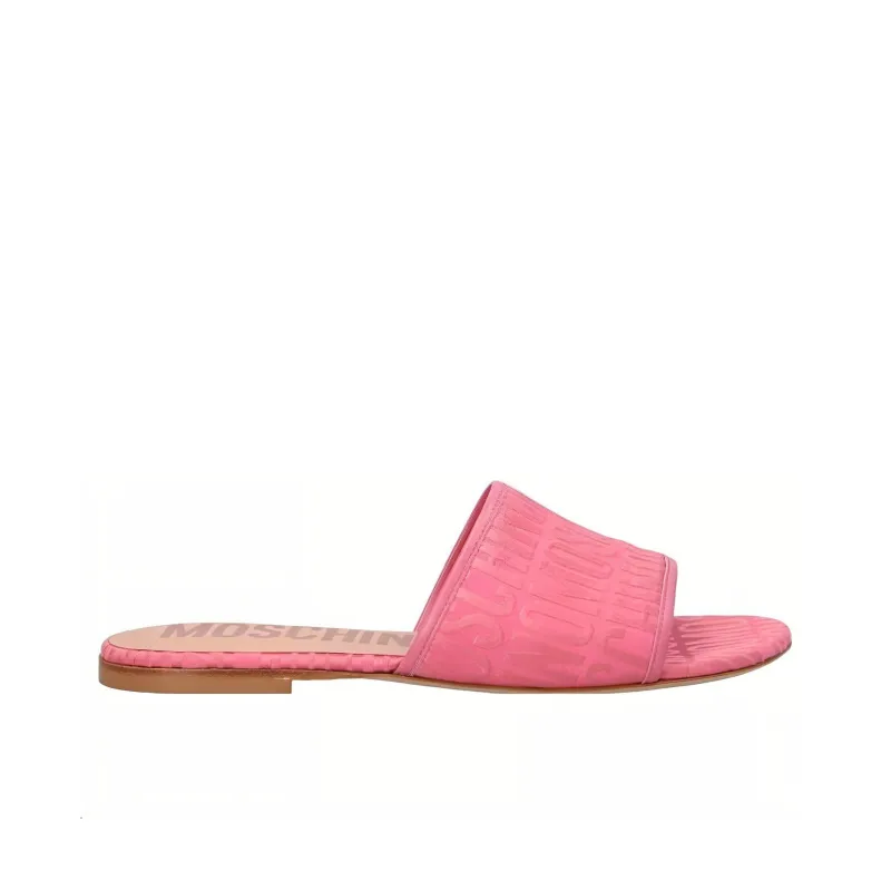 MOSCHINO Slide Slippers Women's Pink-1