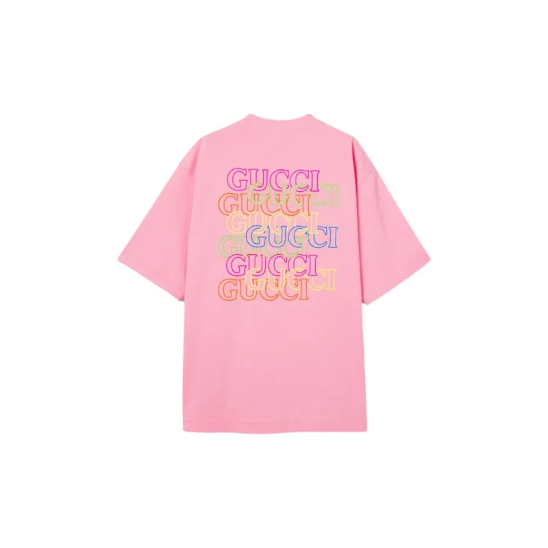 GUCCI T Shirts Men Pink-1